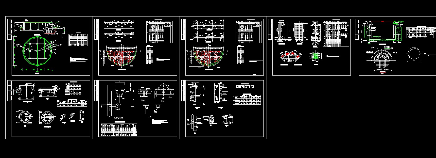 500m3蓄水池全套圖紙.dwg