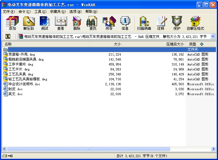 電動叉車變速箱箱體的加工工藝