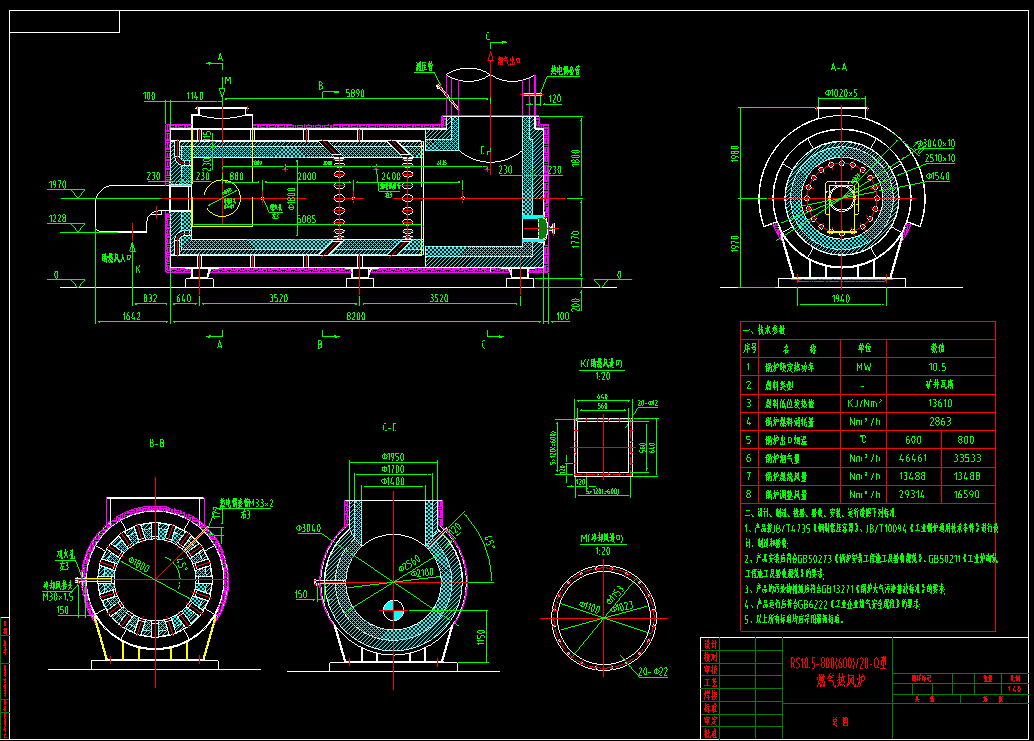 10.5MWȼL(fng)tcadDCеO(sh)ӋcadD