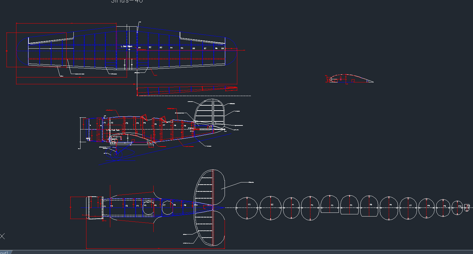 sir飛機模型圖CAD圖紙